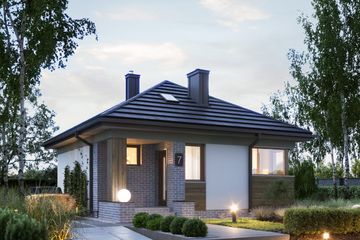  Projekt domu Na Kwadracie Bis (1866) (KRD3008) - projekt domu parterowego - Zdjęcie 5