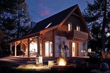  Projekt domu Rodzynka bez garażu [B] (WRF2400) - projekt domu parterowego z poddaszem - Zdjęcie 5