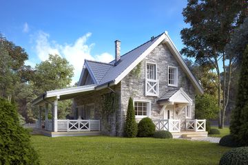  Projekt domu Aksamitka 3 (BSA2353) - projekt domu parterowego z poddaszem - Zdjęcie 3