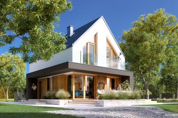  Projekt domu Kruszyna 2 (BSA2355) - projekt domu parterowego z poddaszem - Zdjęcie 11