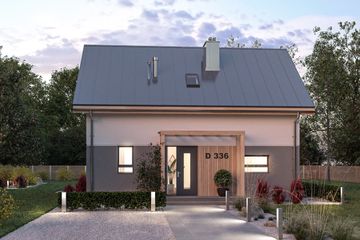  Projekt domu D336 (WAI1497) - projekt domu parterowego z poddaszem - Zdjęcie 3