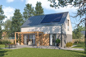  Projekt domu D335 (WAI1521) - projekt domu parterowego z poddaszem - Zdjęcie 3