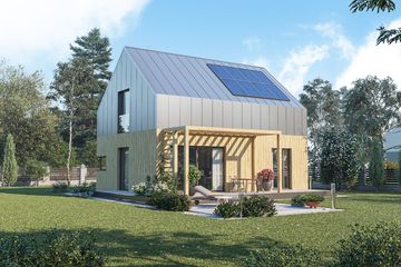  Projekt domu D337A (WAI1522) - projekt domu parterowego z poddaszem - Zdjęcie 2