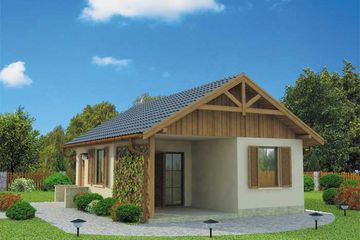  Projekt domu Hawana C dom mieszkalny, całoroczny (SLN2846) - projekt domu parterowego - Zdjęcie 2