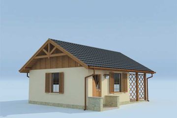  Projekt domu Hawana C dom mieszkalny, całoroczny (SLN2846) - projekt domu parterowego - Zdjęcie 4