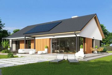  Projekt domu Karmel 2a klasyk (WRD3138) - projekt domu parterowego - Zdjęcie 2
