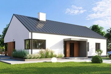  Projekt domu Karmel 2a modern (WRD3104) - projekt domu parterowego - Zdjęcie 1