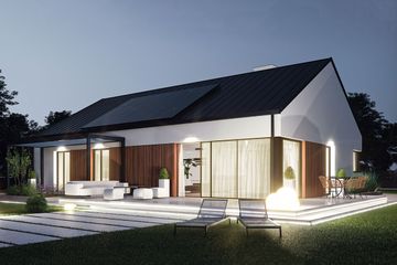  Projekt domu Karmel 2a modern (WRD3104) - projekt domu parterowego - Zdjęcie 3