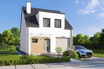  Projekt domu Kalipso 4 (WRD3153) - projekt domu parterowego z poddaszem - Zdjęcie 1