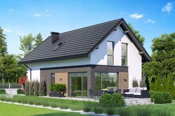  Projekt domu przy Migdałowej 7 (KRK1743) - projekt domu parterowego z poddaszem - Zdjęcie 2