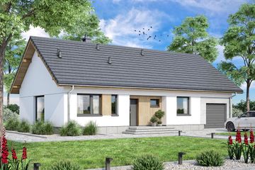  Projekt domu Mokka 20 (WOF1214) - projekt domu parterowego - Zdjęcie 1