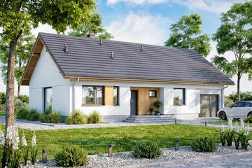  Projekt domu Mokka 20 (WOF1214) - projekt domu parterowego - Zdjęcie 1