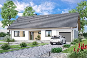  Projekt domu Mokka 20 (WOF1214) - projekt domu parterowego - Zdjęcie 2