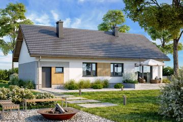  Projekt domu Mokka 20 (WOF1214) - projekt domu parterowego - Zdjęcie 4