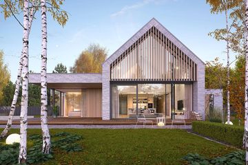  Projekt domu Efektowny 2 (WAW1160) - projekt domu parterowego z poddaszem - Zdjęcie 2