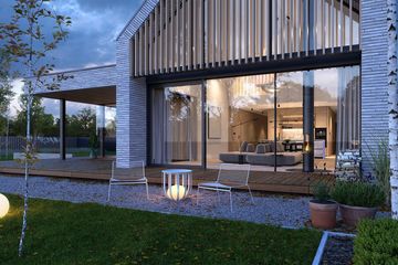  Projekt domu Efektowny 2 (WAW1160) - projekt domu parterowego z poddaszem - Zdjęcie 3