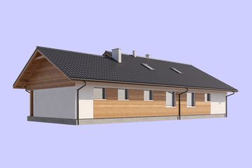  Projekt domu L-317 (SLU1036) - projekt domu parterowego - Zdjęcie 3