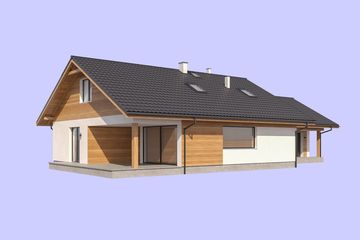  Projekt domu L-317 (SLU1036) - projekt domu parterowego - Zdjęcie 4