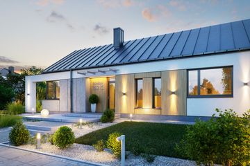  Projekt domu Domena 152 C (WRW1380) - projekt domu parterowego - Zdjęcie 2