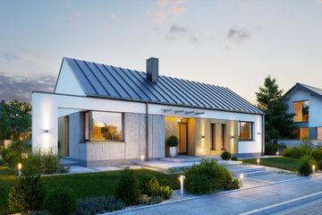  Projekt domu Domena 152 C (WRW1380) - projekt domu parterowego - Zdjęcie 4