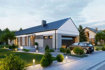  Projekt domu Domena 148 B (WRW1381) - projekt domu parterowego - Zdjęcie 5