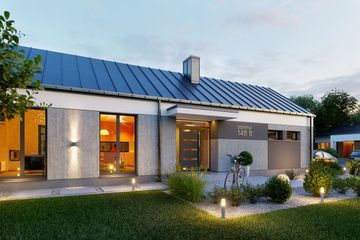  Projekt domu Domena 148 B (WRW1381) - projekt domu parterowego - Zdjęcie 3