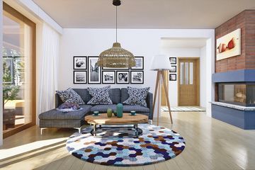  Projekt domu Rodzynka z garażem 1-st. [A] (WRF2401) - projekt domu parterowego z poddaszem - Zdjęcie 5