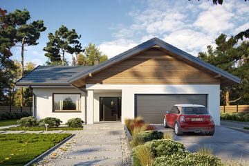  Projekt domu Della 2 (BSE1237) - projekt domu parterowego - Zdjęcie 2