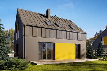  Projekt domu Pulio (BSE1238) - projekt domu parterowego z poddaszem - Zdjęcie 3