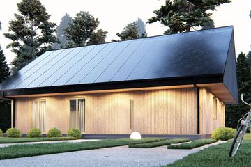  Projekt domu uA346 (WCB1477) - projekt domu parterowego - Zdjęcie 1