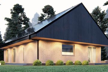  Projekt domu uA346 (WCB1477) - projekt domu parterowego - Zdjęcie 2