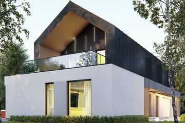  Projekt domu uA332 (WCB1474) - projekt domu z pełnym piętrem - Zdjęcie 3