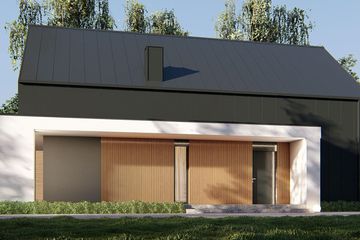  Projekt domu uA308 (WCB1470) - projekt domu parterowego z poddaszem - Zdjęcie 3