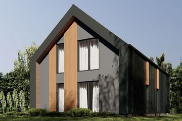  Projekt domu uA308 (WCB1470) - projekt domu parterowego z poddaszem - Zdjęcie 5