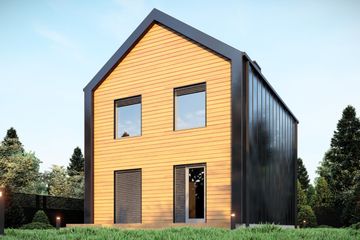  Projekt domu uA349 (WCB1478) - projekt domu z pełnym piętrem - Zdjęcie 2