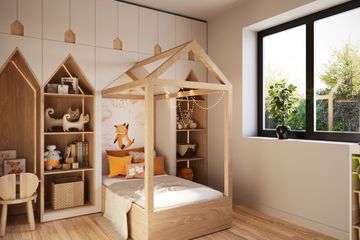  Projekt domu uA318 (WCB1471) - projekt domu parterowego z poddaszem - Zdjęcie 8