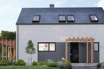  Projekt domu uA284v2 (WCB1466) - projekt domu parterowego z poddaszem - Zdjęcie 2