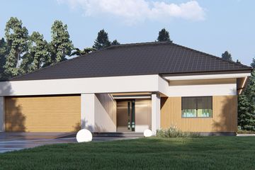  Projekt domu uA179v1 (WCB1505) - projekt domu parterowego - Zdjęcie 3