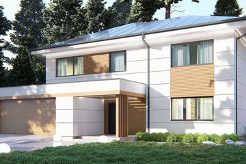 Projekt domu uA292 (WCB1480) - projekt domu z pełnym piętrem - Zdjęcie 1