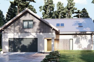  Projekt domu uA326 (WCB1472) - projekt domu parterowego z poddaszem - Zdjęcie 1