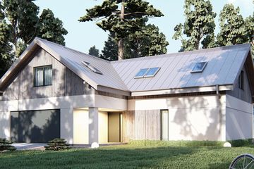  Projekt domu uA326 (WCB1472) - projekt domu parterowego z poddaszem - Zdjęcie 2