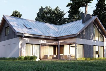  Projekt domu uA326 (WCB1472) - projekt domu parterowego z poddaszem - Zdjęcie 3