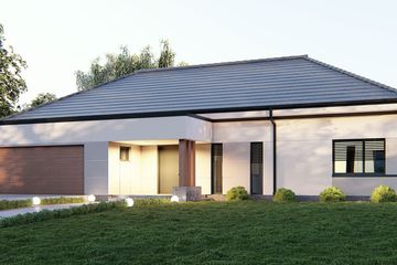  Projekt domu uA298 (WCB1468) - projekt domu parterowego - Zdjęcie 1