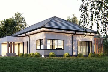  Projekt domu uA298 (WCB1468) - projekt domu parterowego - Zdjęcie 3