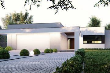  Projekt domu uA343 (WCB1476) - projekt domu parterowego - Zdjęcie 2