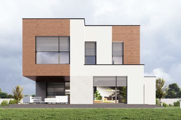  Projekt domu uA338v1 (WCB1475) - projekt domu z pełnym piętrem - Zdjęcie 1