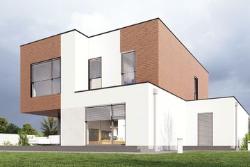  Projekt domu uA338v1 (WCB1475) - projekt domu z pełnym piętrem - Zdjęcie 2
