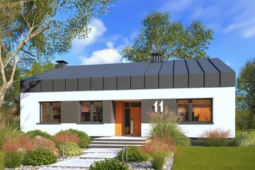  Projekt domu Domidea 9 (WAC1119) - projekt domu parterowego - Zdjęcie 1