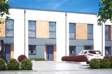  Projekt domu Agawa bez garażu szeregówka [B-SZ] (WRF2410) - projekt domu z pełnym piętrem - Zdjęcie 4