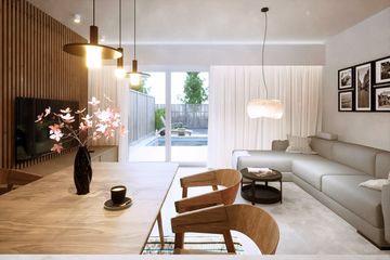  Projekt domu Agawa bez garażu szeregówka [B-SZ] (WRF2410) - projekt domu z pełnym piętrem - Zdjęcie 6